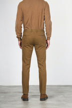 Torino Flex pantalone chino uomo in raso slim fit ①