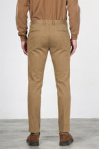 Torino Flex pantalone chino uomo in raso slim fit ①