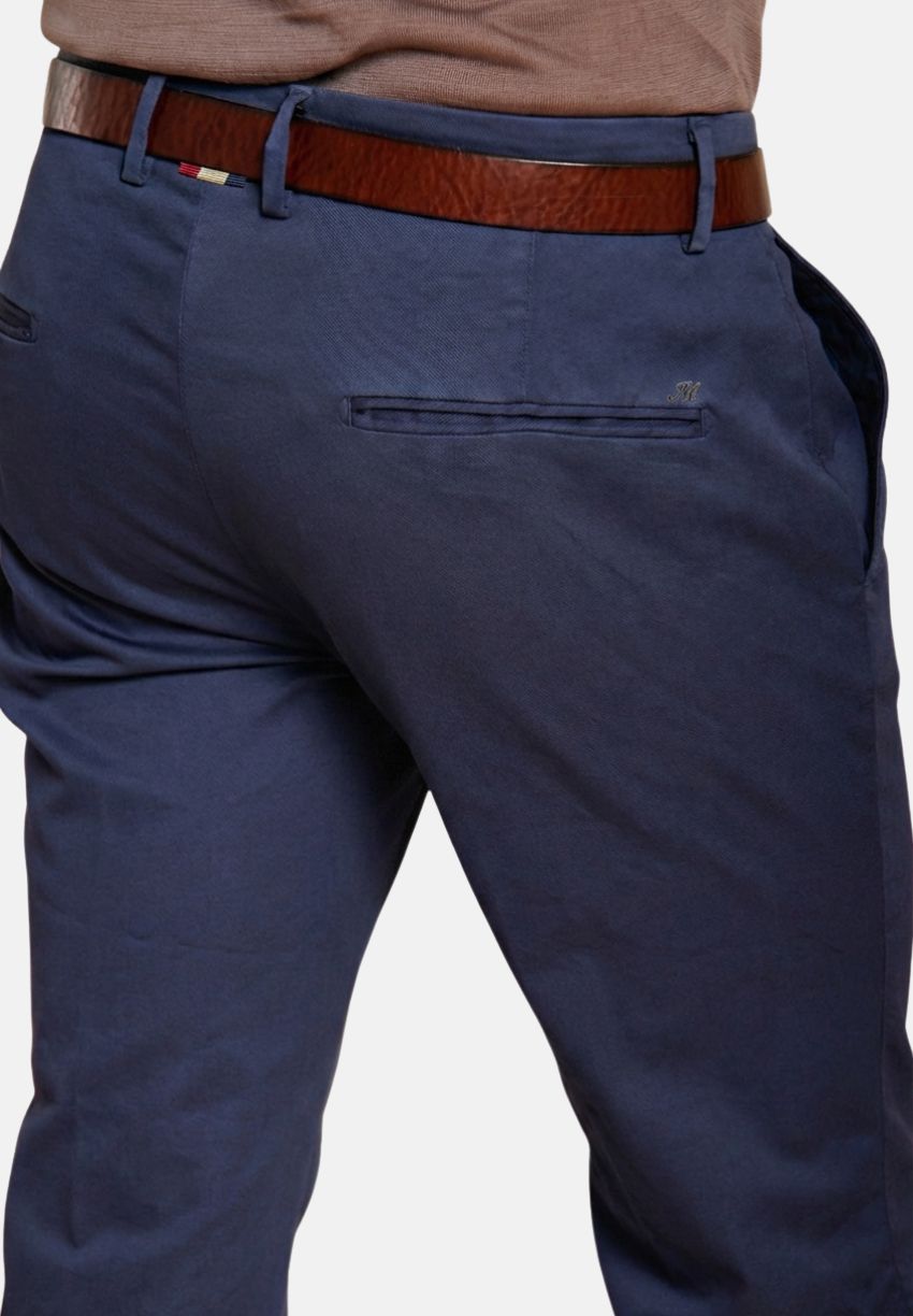 Torino Flex men's chino pants in stretch gabardine slim fit ①