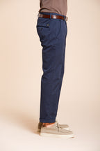 Torino Flex pantalon chino homme en gabardine stretch slim fit ①