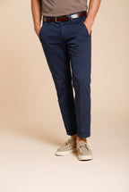 Torino Flex pantalon chino homme en gabardine stretch slim fit ①