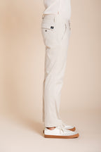 Torino Flex pantalon chino homme en gabardine stretch slim fit ①