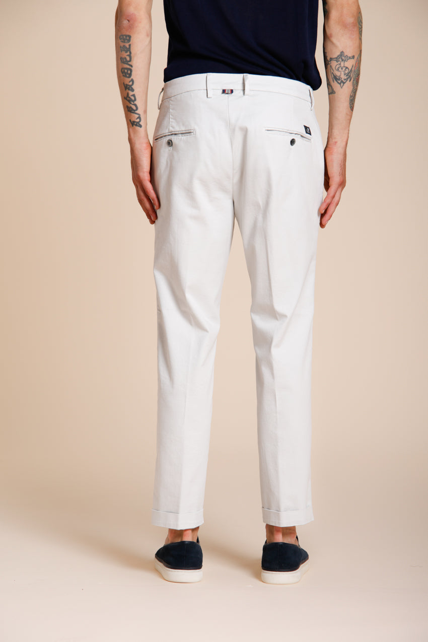 Torino Flex pantalon chino homme en gabardine stretch slim fit ①