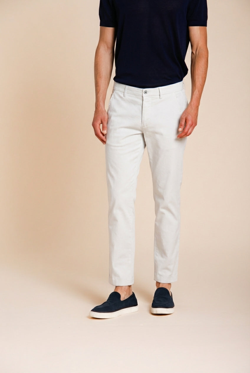 Torino Flex pantalon chino homme en gabardine stretch slim fit ①