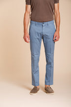 Torino Flex men's chino pants in stretch gabardine slim fit ①