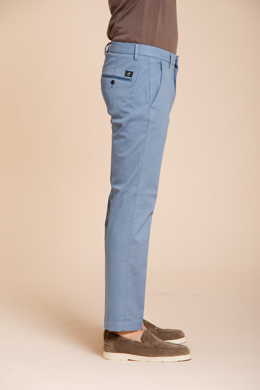 Torino Flex men's chino pants in stretch gabardine slim fit ①