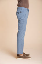 Torino Flex men's chino pants in stretch gabardine slim fit ①