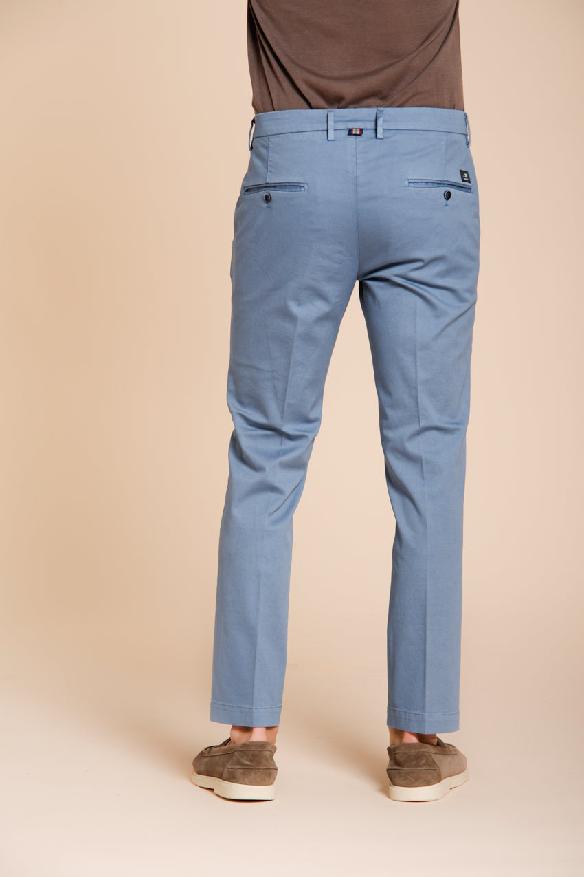 Torino Flex men's chino pants in stretch gabardine slim fit ①