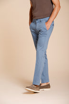 Torino Flex men's chino pants in stretch gabardine slim fit ①