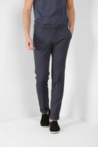 Torino City Icon Flex pantalone chino uomo in cavallery di cotone e lino stretch slim fit