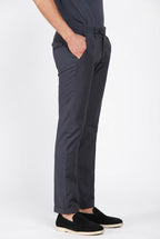Torino City Icon Flex pantalone chino uomo in cavallery di cotone e lino stretch slim fit