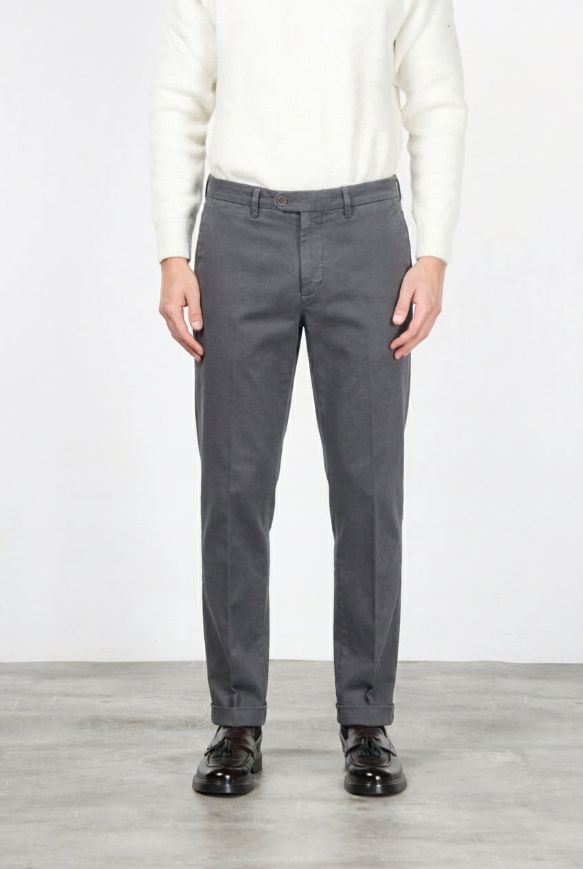 Square Work pantalone chino uomo in bull stretch relaxed fit