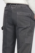 Square Work pantalone chino uomo in bull stretch relaxed fit