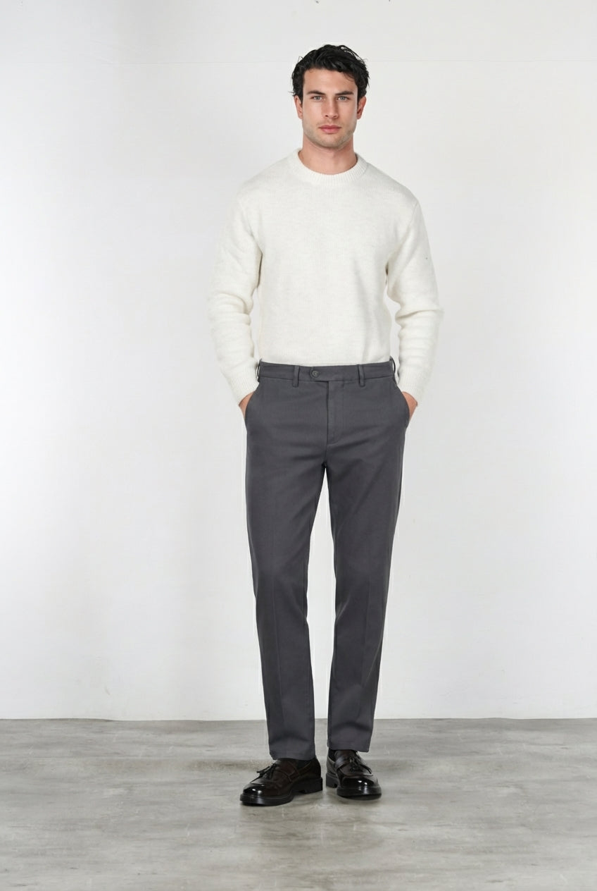 Square Work pantalone chino uomo in bull stretch relaxed fit
