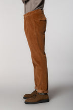 Boston 2 Pinces pantalone chino uomo in velluto 500 righe relaxed fit