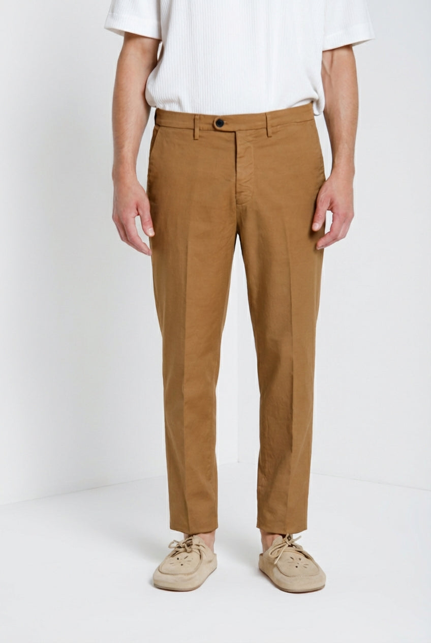 Boston pantalón chino hombre en cavallery stretch relaxed fit