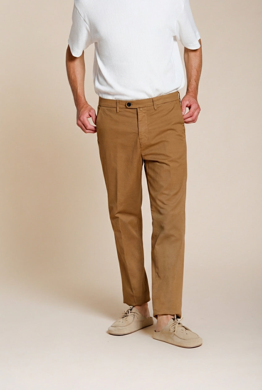Boston men's chino pants in cavallery stretch relaxed fit