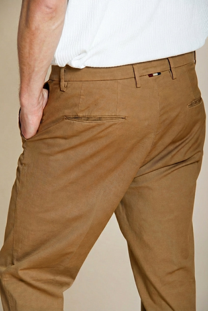 Boston pantalón chino hombre en cavallery stretch relaxed fit