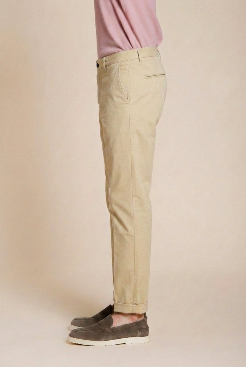 Boston men's chino pants in lightweight stretch twill relaxed fit