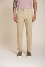 Boston pantalone chino uomo in twill leggero stretch relaxed fit