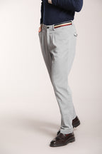Foto 4 Pinces 22 Icon pantalone chino uomo in bul relaxed fit
