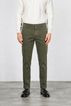 Madison pantalone chino uomo in bull stretch carrot fit