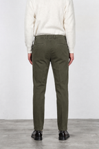 Madison pantalone chino uomo in bull stretch carrot fit