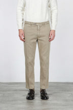 Garden men’s chino pants in stretch bull with carrot fit