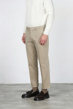 Garden men’s chino pants in stretch bull with carrot fit