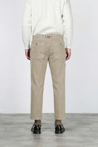 Garden men’s chino pants in stretch bull with carrot fit