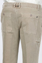 Garden men’s chino pants in stretch bull with carrot fit