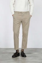 Garden men’s chino pants in stretch bull with carrot fit
