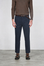 Paris pantalone chino uomo in velluto 1000 righe stretch carrot fit ①