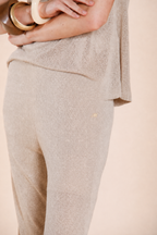 Easy Straight pantalone chino jogger donna in maglina straight fit