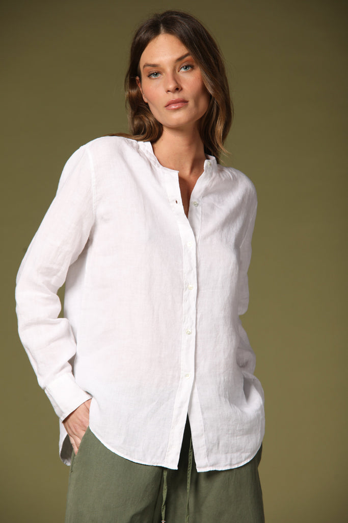 immagine 1 di camicia donna modello Delhi colore bianco di Mason's