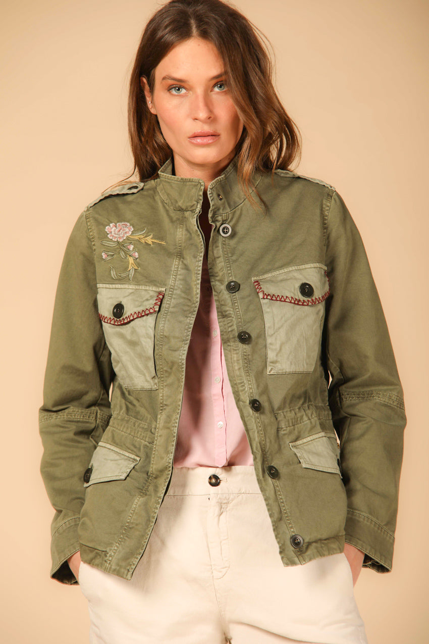 immagine 1 di field jacket modello Eva colore verde di Mason's