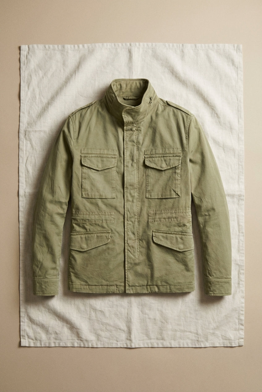 Jacket M74 delamere uomo in twill stretch