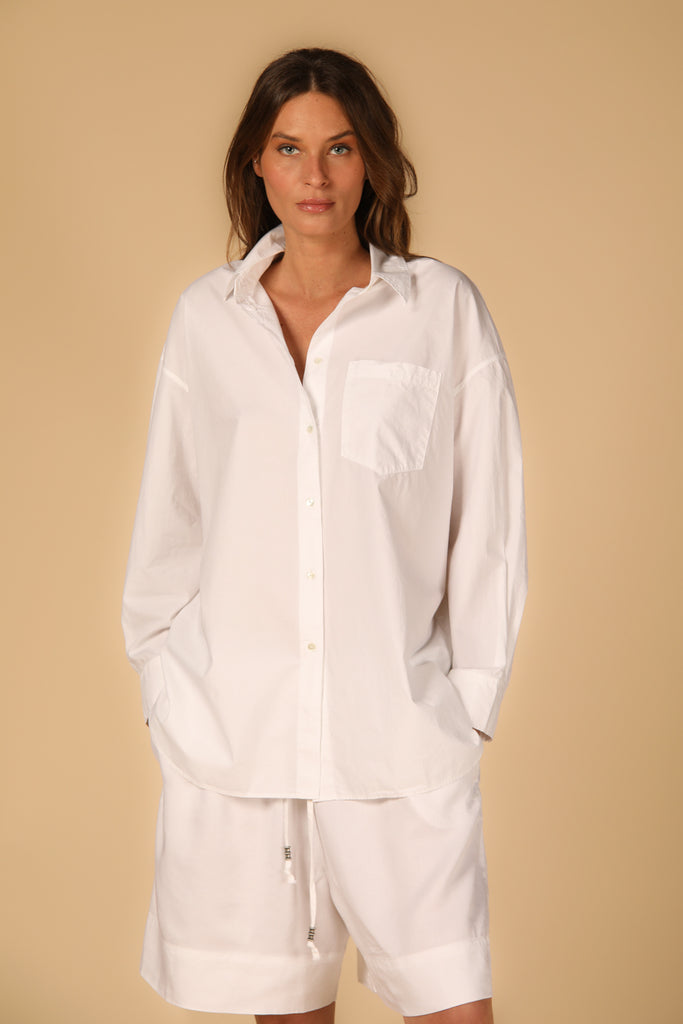 immagine 1 di camicia donna modello Lauren colore bianco fit over di Mason's
