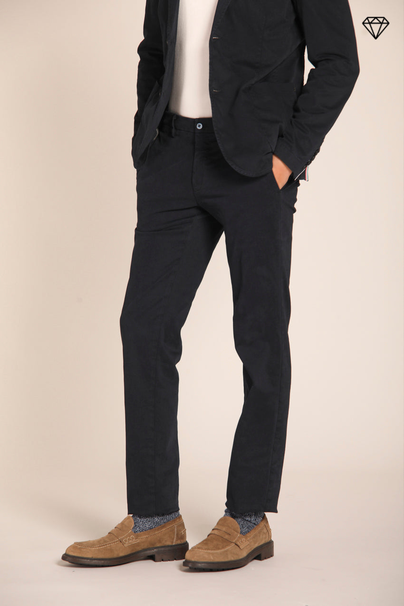 New York men's  chino pants in gabardine  stretch regular fit ①