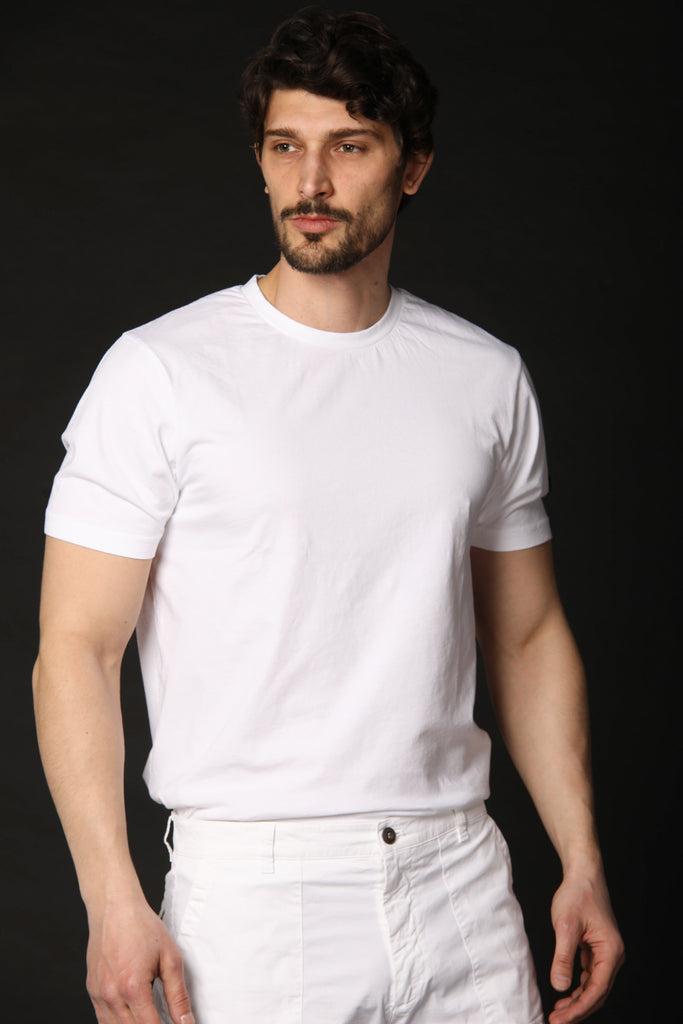 immagine 1 di T-shirt uomo modello Tom MM colore bianco fit regular di Mason's