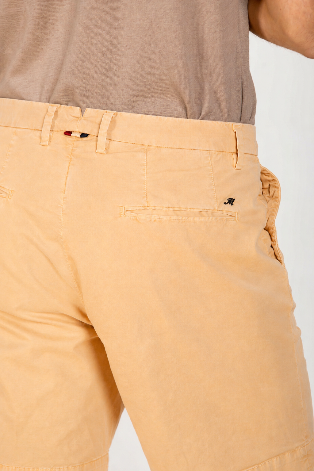 Boston delamere men's chino bermuda in stretch twill relaxed fit