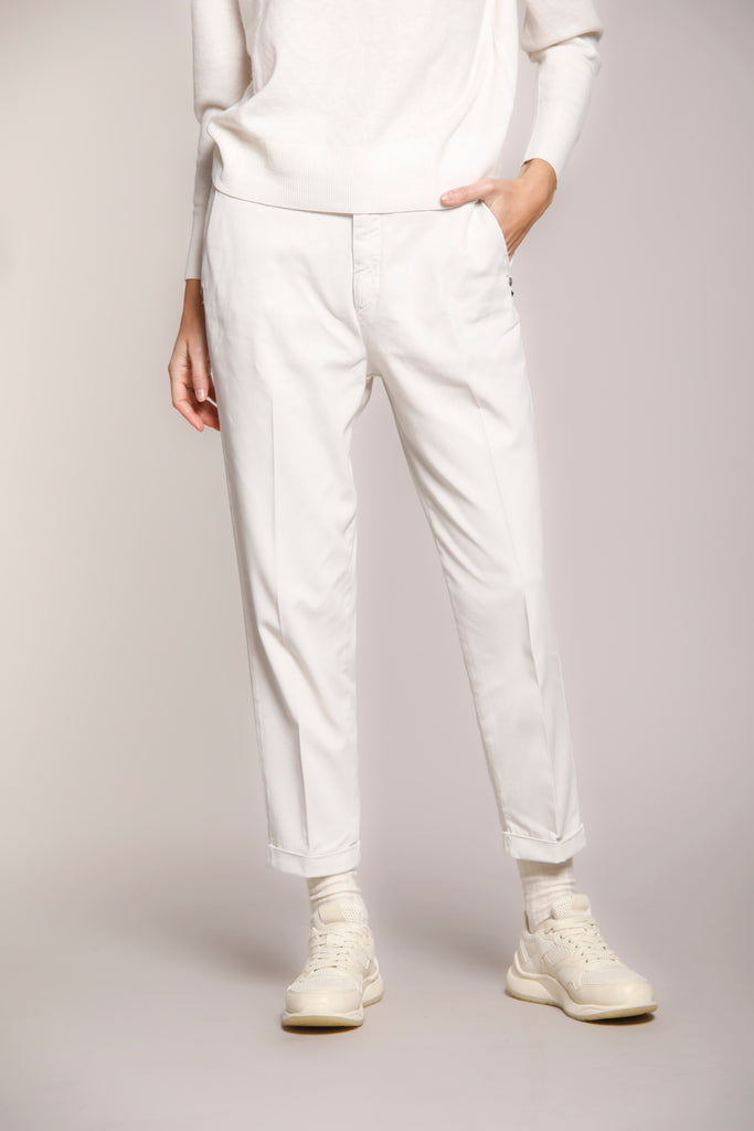 New York Cozy pantalone chino donna in twill relaxed