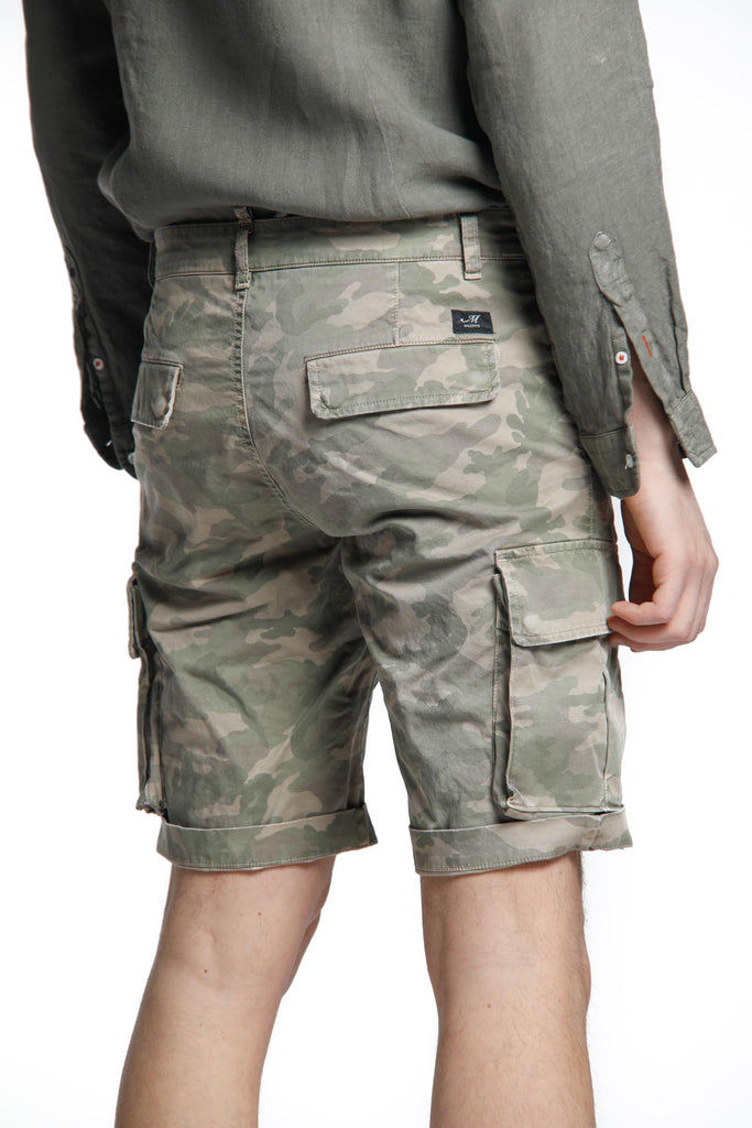 Chile bermuda cargo uomo in twill di cotone con stampa camouflage regular ① - Mason's 