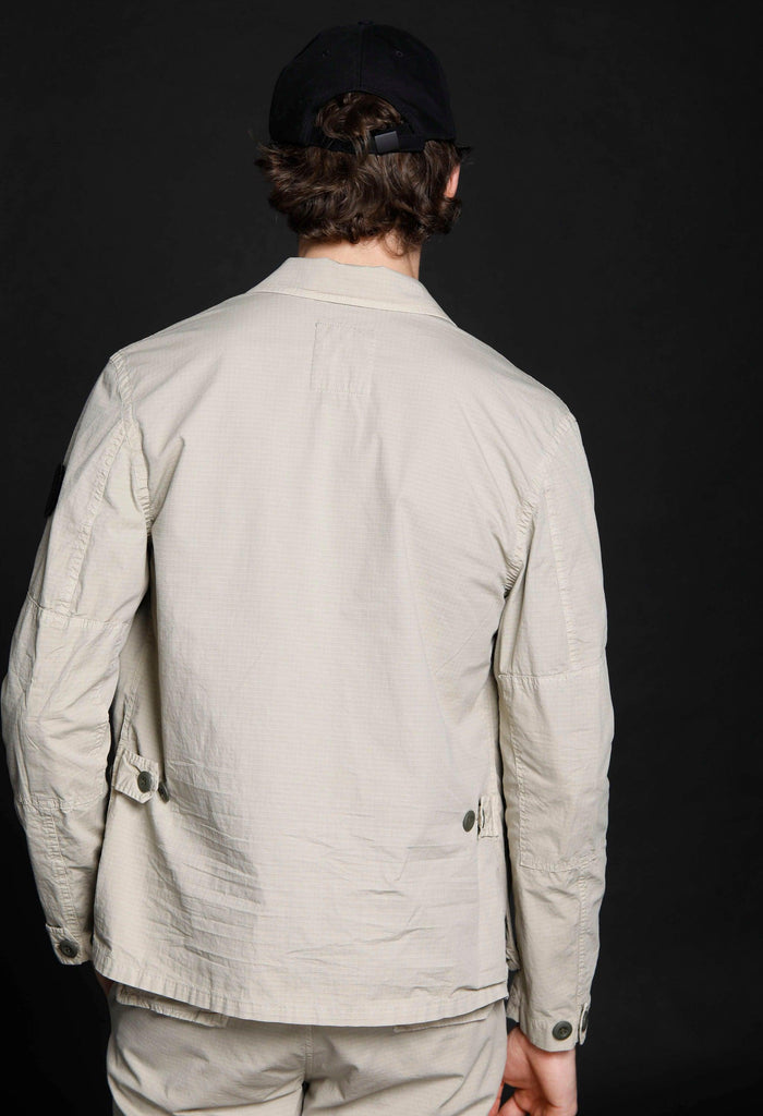 Flyshirt giacca camicia da uomo Logo edition in ripstop stretch