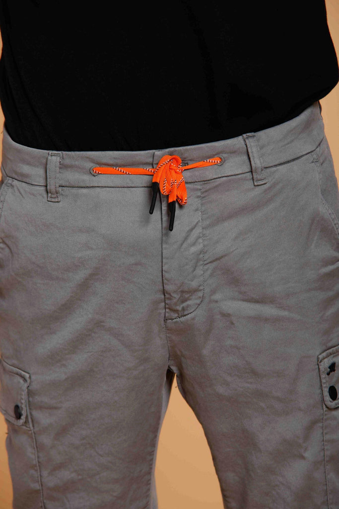 Chile Athleisure pantalone cargo uomo in felpa stretch carrot fit - Mason's 