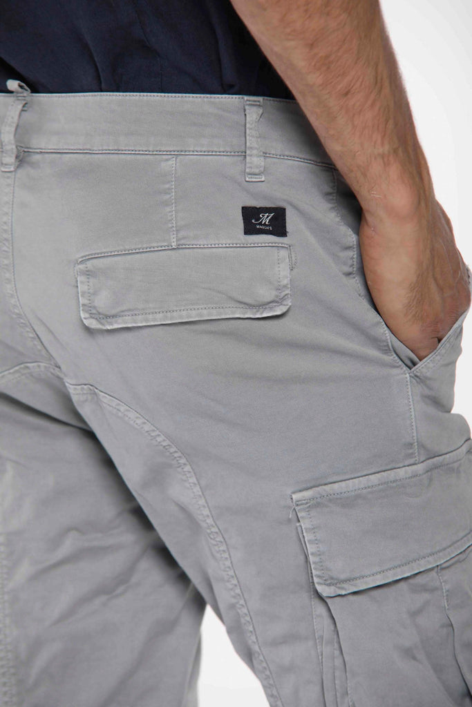 Chile pantalone cargo uomo in twill di cotone stretch extra slim fit ① - Mason's 