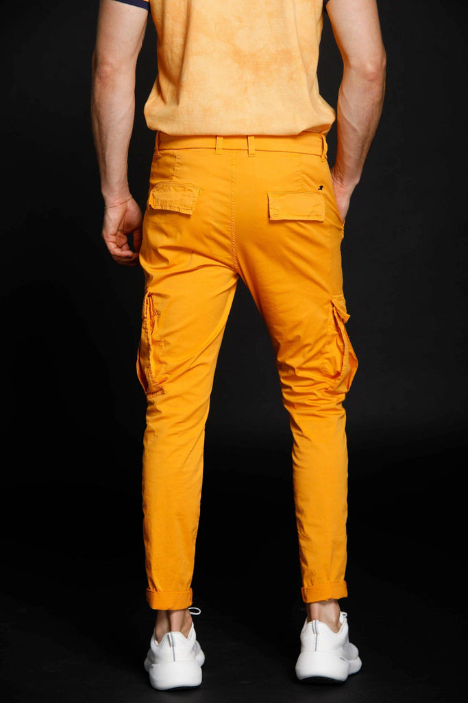 Rio de Janeiro cargo uomo in nylon e gabardina stretch Logo edition carrot fit ① - Mason's 