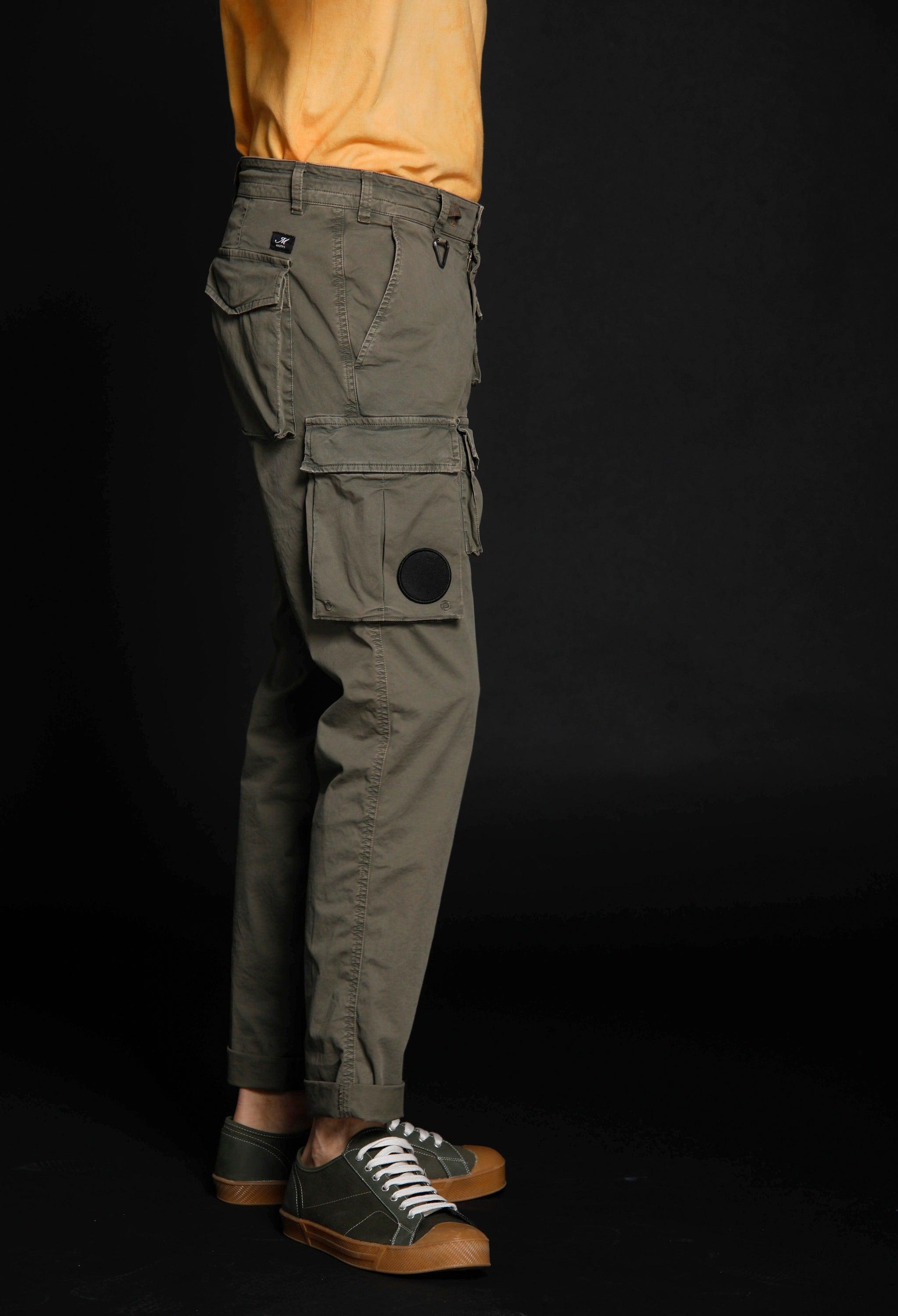 New snake pantalone cargo uomo in twill stretch Logo edition carrot fit - Mason's