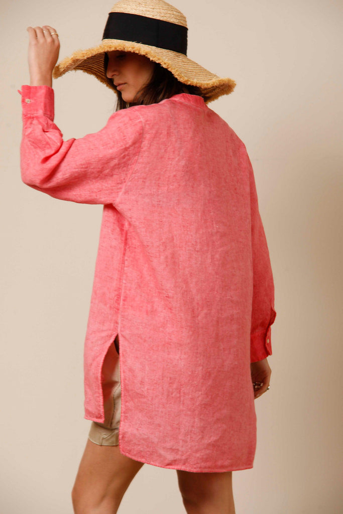 India camicia lunga da donna in lino Icon Washes - Mason's 