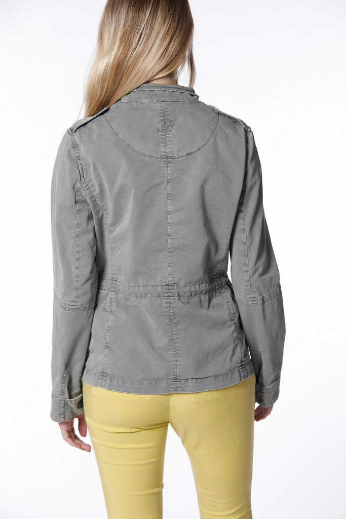 Eva field jacket da donna in cotone Icon Washes con coulisse e patch - Mason's 